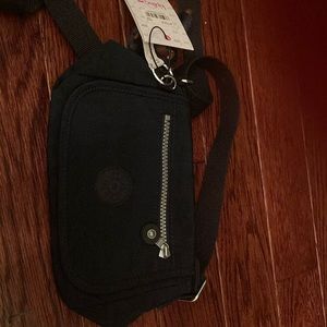 Blue Kipling mini crossbody bag